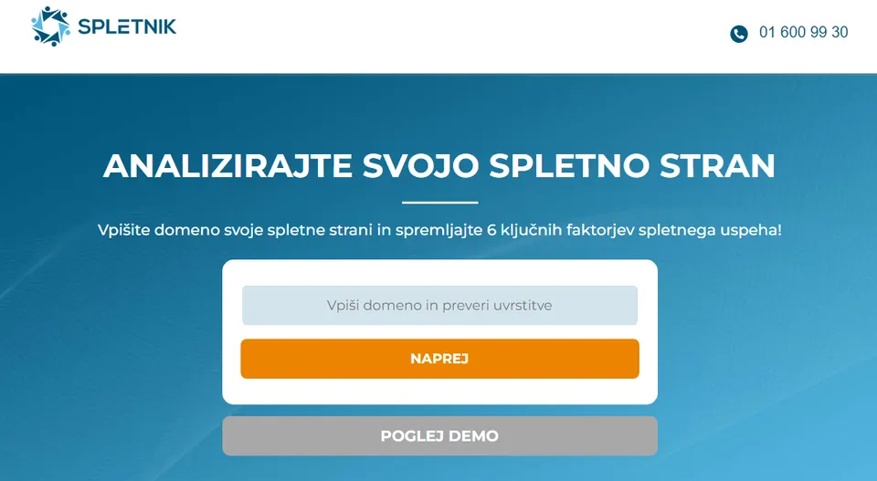 spletnik SEO monitor