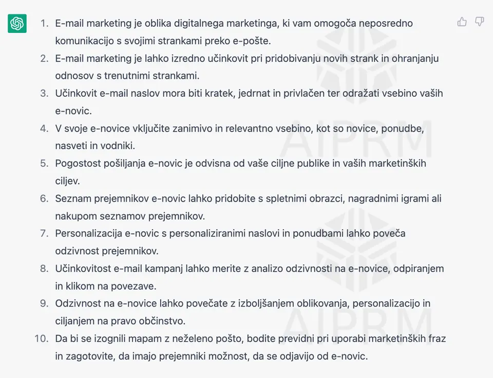 GPT odgovori na pogosta vprašanja