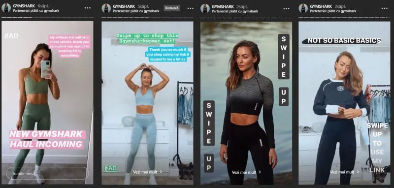 Gymshark ambasadorji