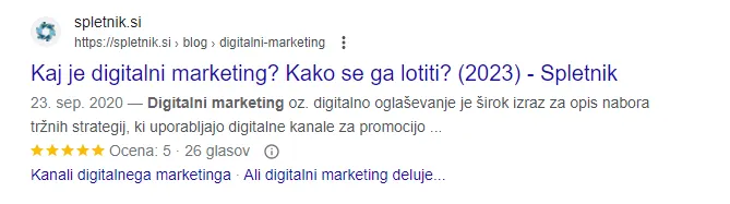 Spletnik - kaj je digitalni marketing