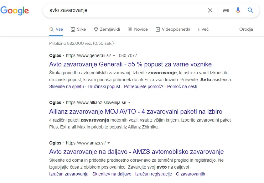 Google ali Facebook oglaševanje?, slika 2