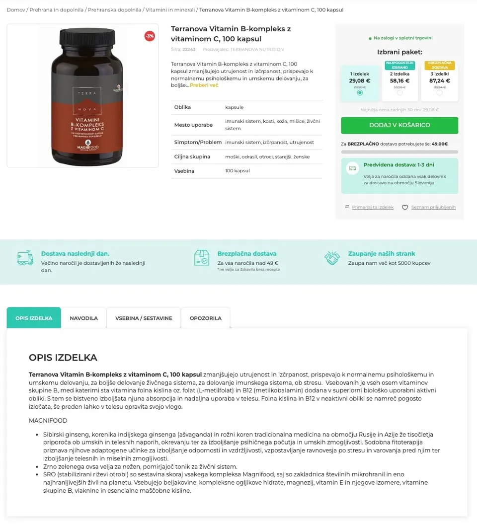 SEO opis produkta