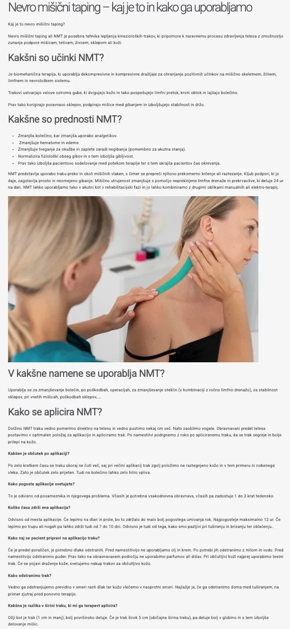 dolžina seo besedila