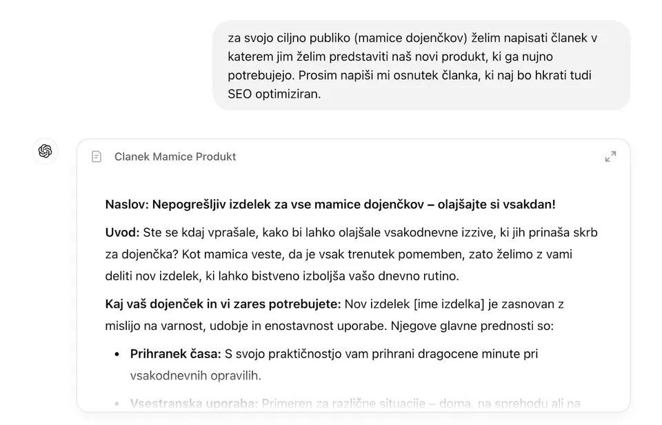 umetna inteligenca in vsebinski marketing