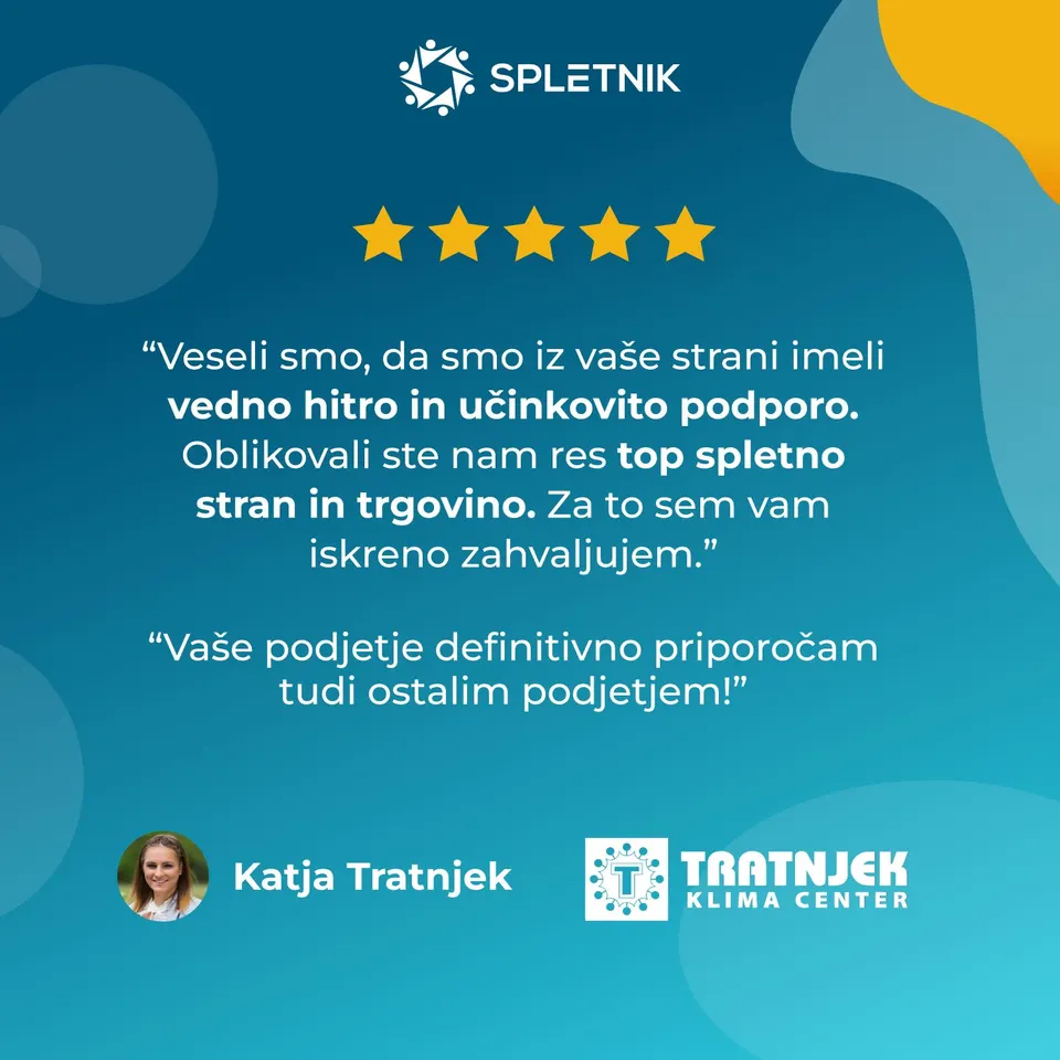 Prenova spletne strani/trgovine