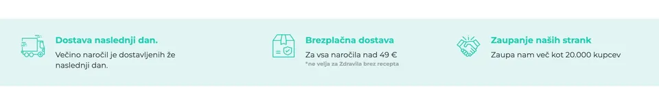 brezplačna dostava v spletni trgovini