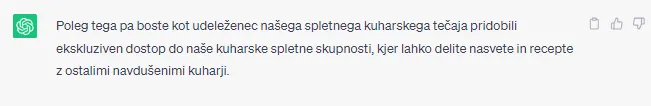 e-mail vsebina, ki jo je ustvarila umetne intiligenca