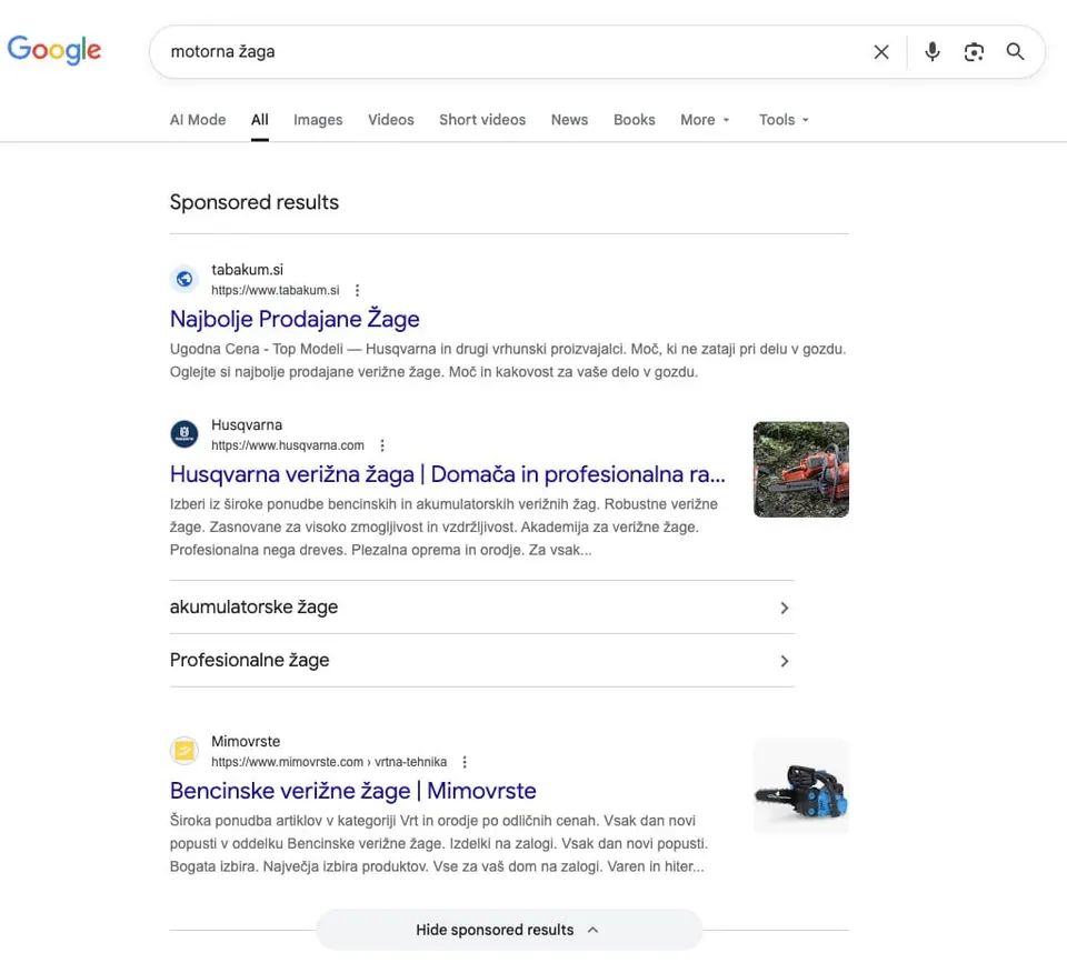 google oglaševanje