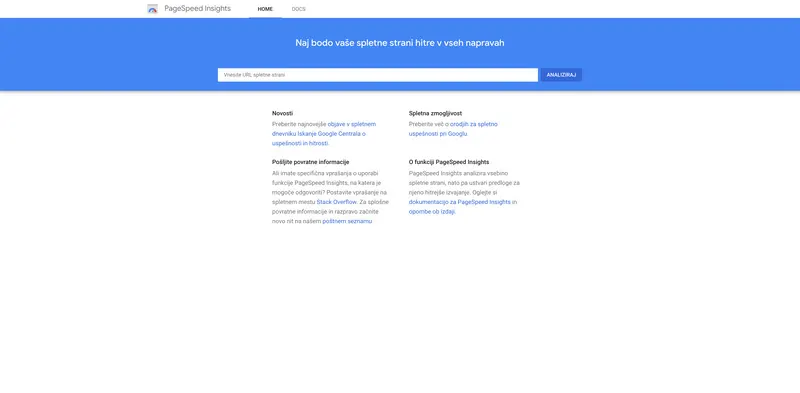 Google PageSpeedInsights