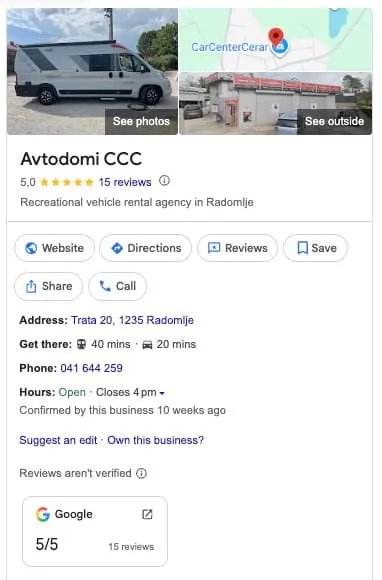 Google profil