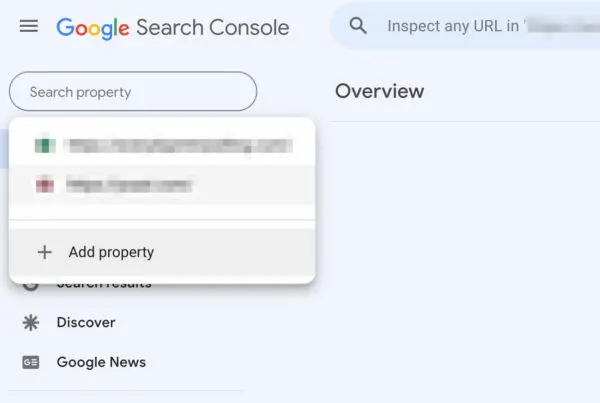 Google iskalna konzola - začetek