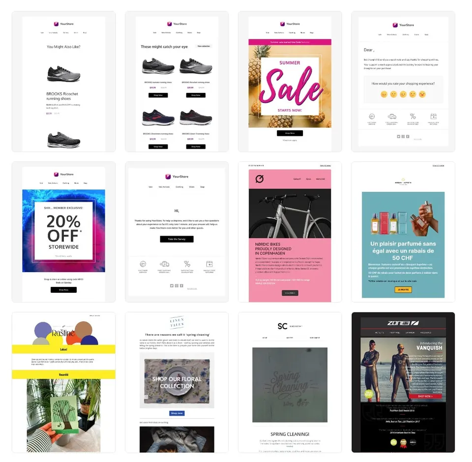 grafične predloge za ecommerce e-novice