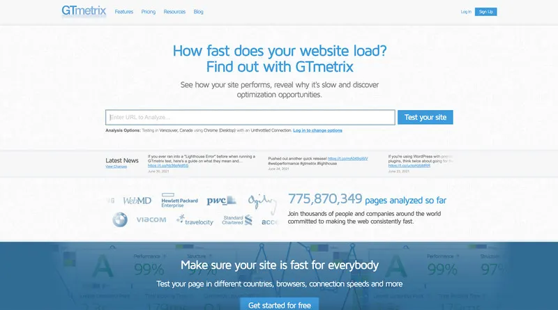 GTmetrix