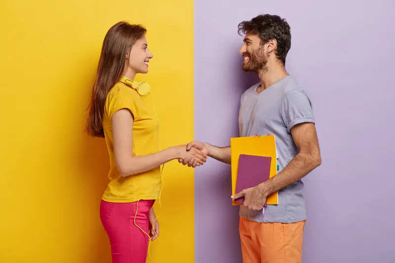 Handshake Happy Customer