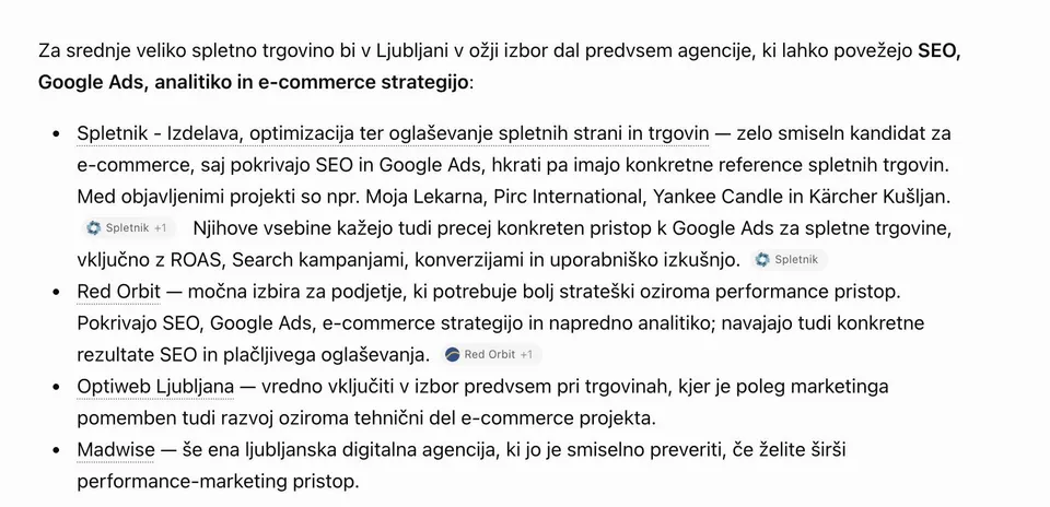 Iskanje na ChatGPT