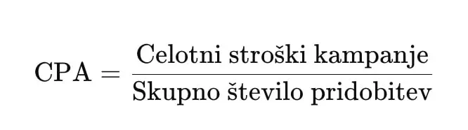 Kako se izračuna CPA
