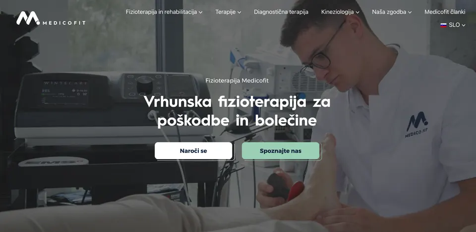 spletna stran medicofit
