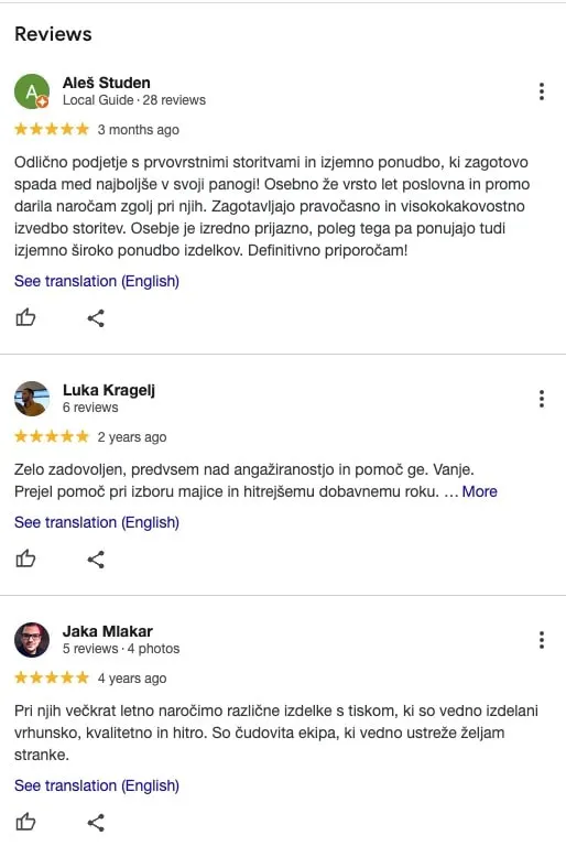 mnenja in ocene
