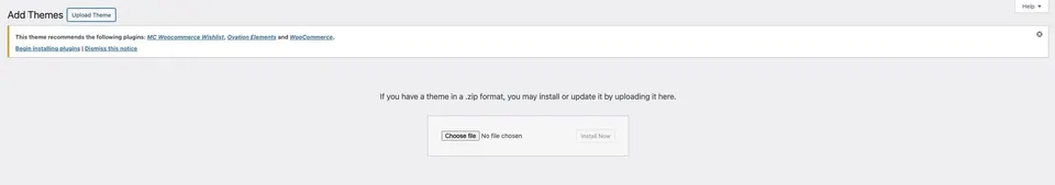 namestitev kupljene wordpress teme