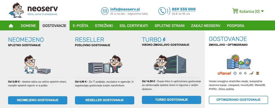 neoserv gostovanje