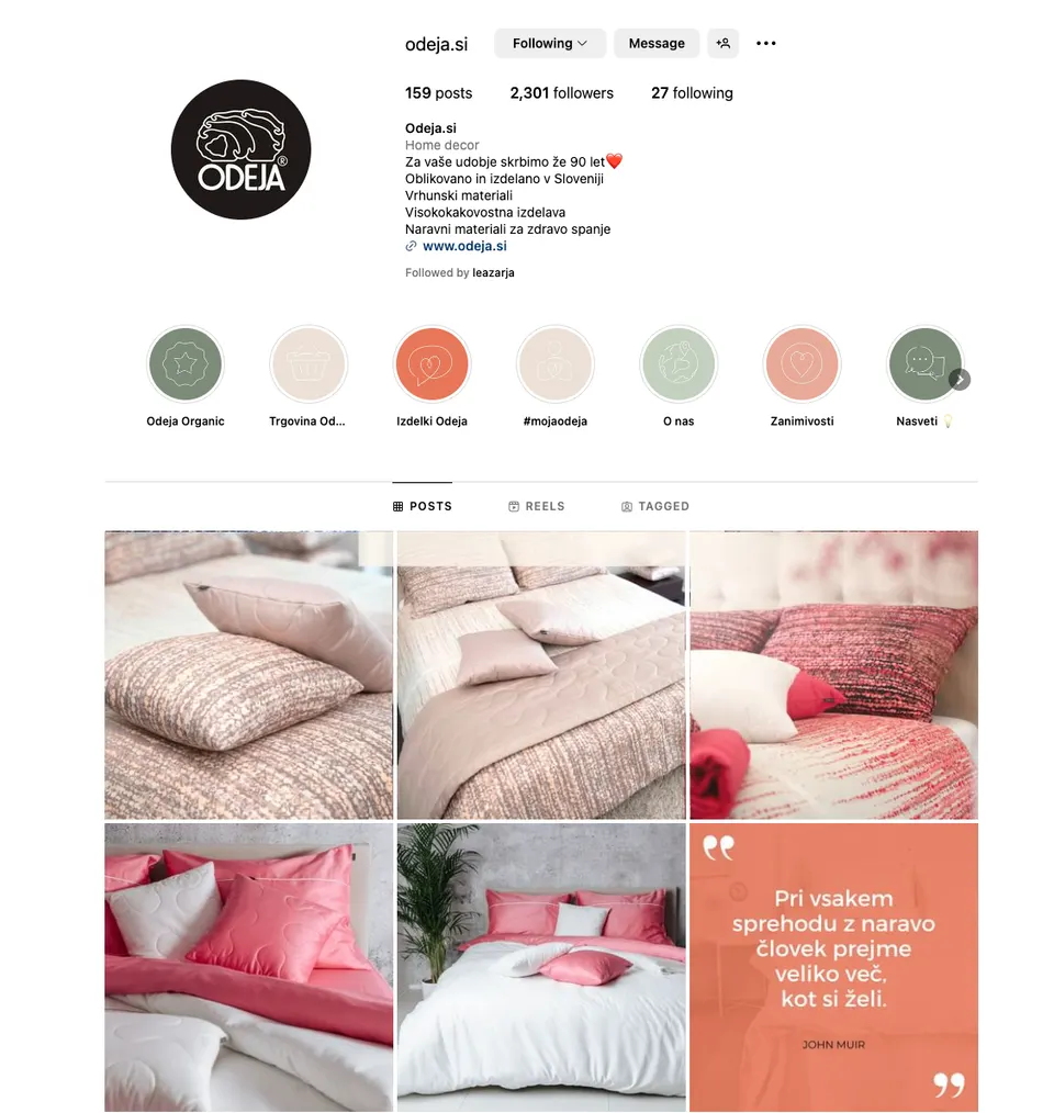 odeja - instagram 