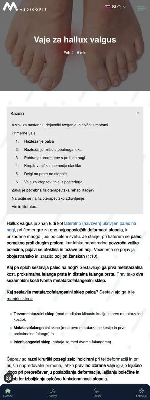 optimziran tekst za vse naprave