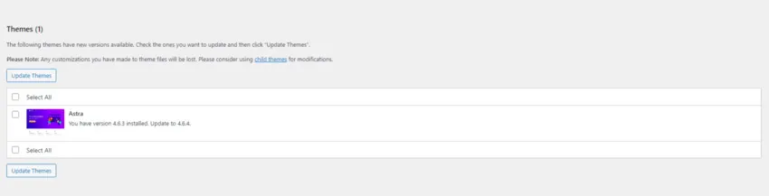 Posodobitev WordPress teme