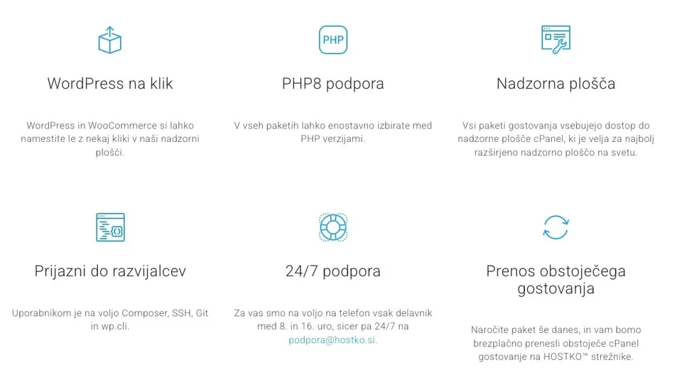 hostko prednosti wordpress gostovanja