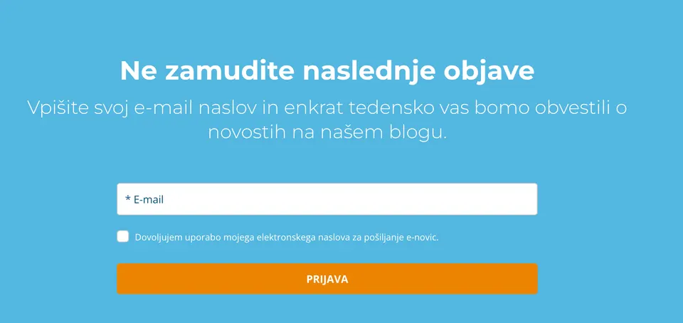 prijava na e-novice spletnik