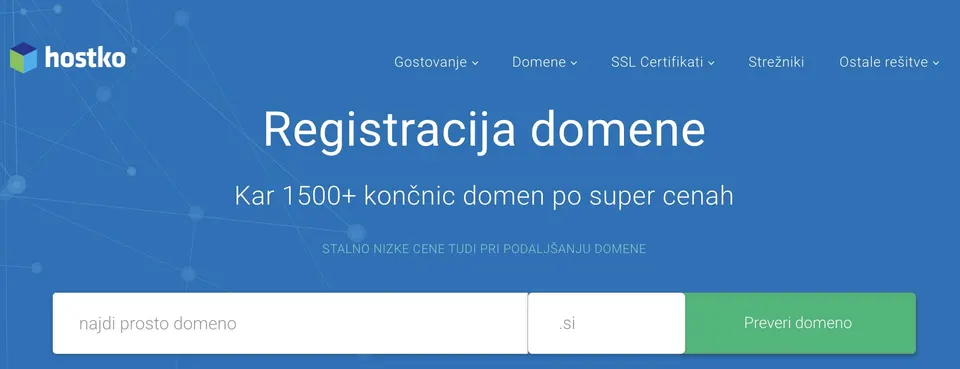 registracija domene za wordpress