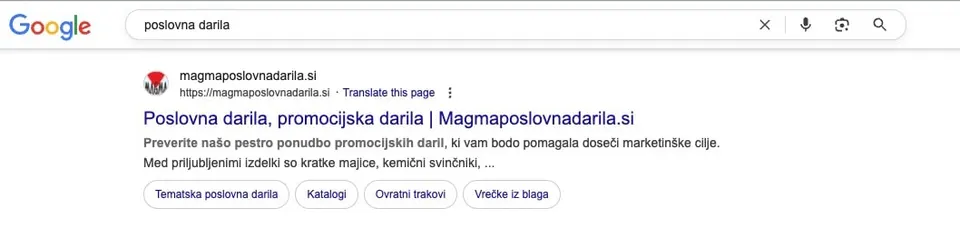 rezultati seo optimizacije