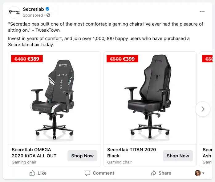 Facebook remarketing