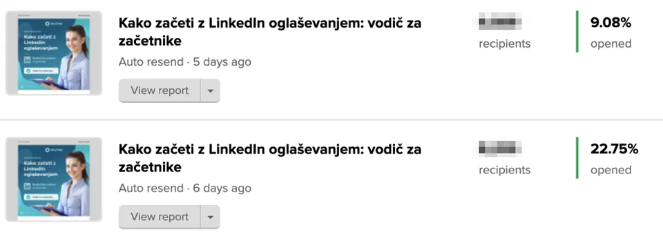 Kako povečati število odprtih e-mailov?, slika 7