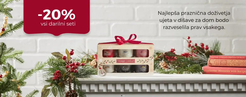 Prilagojena spletna stran za prazično obdobje
