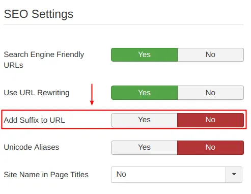 joomla prijazni URLji