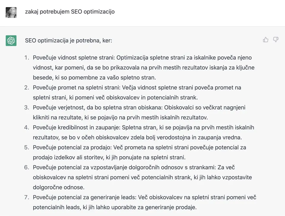 ChatGPT - razlaga pojmov