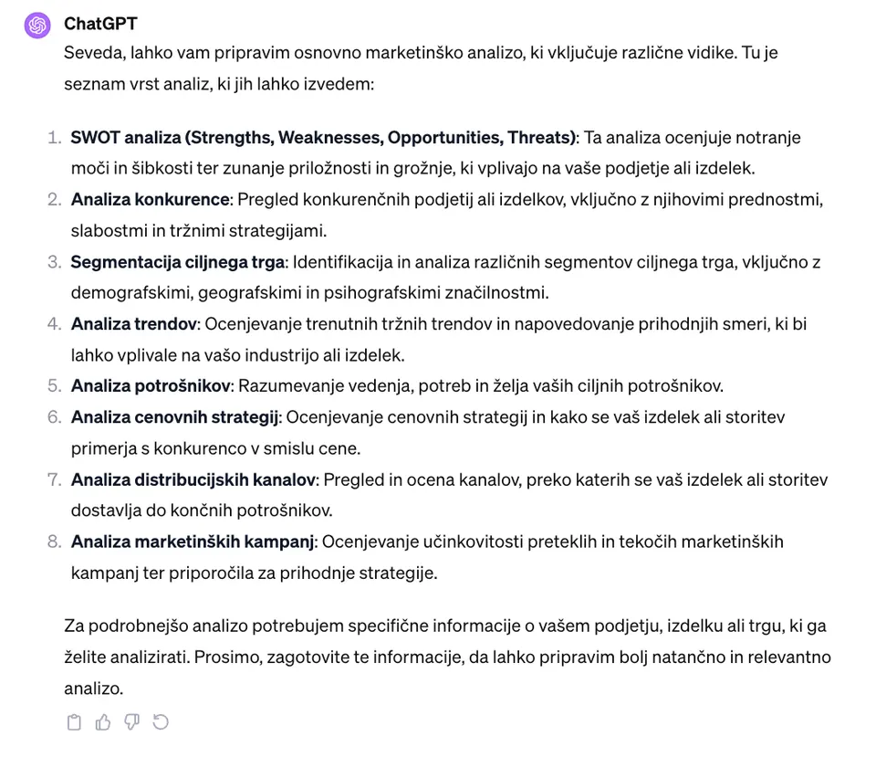 Chat GPT - SEO orodje
