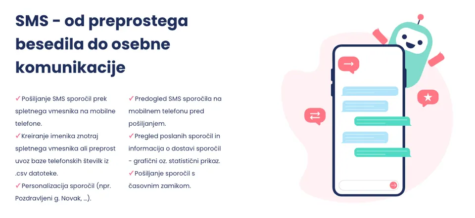 2Mobile orodje za sms marketing
