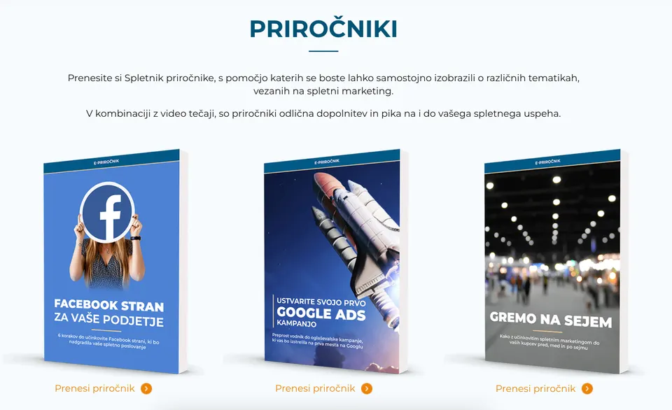 Spletnik priročniki