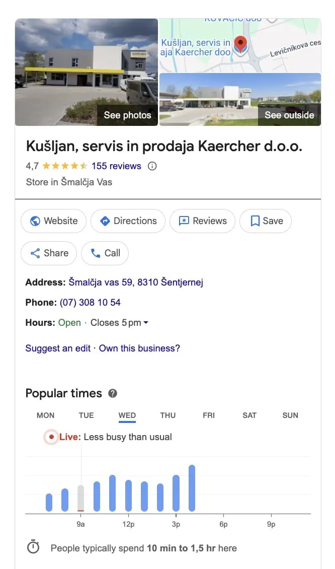 urejen google profil