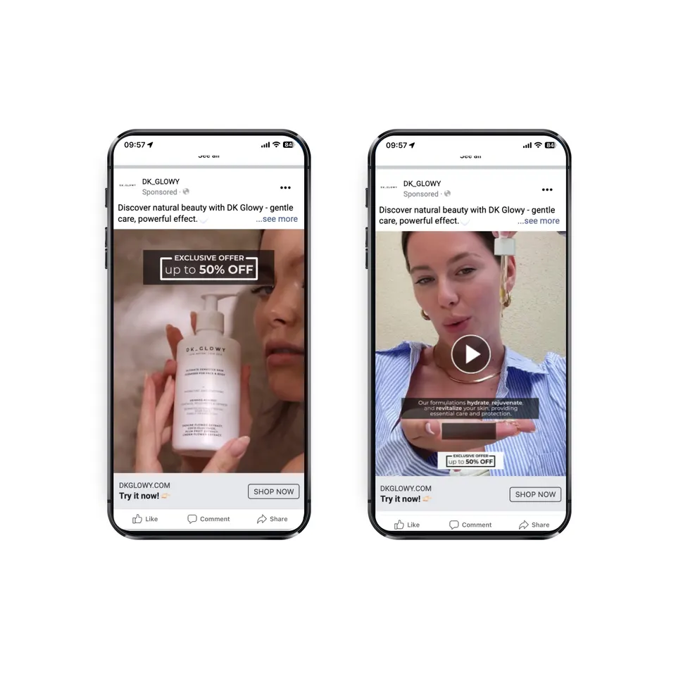 Facebook video oglas