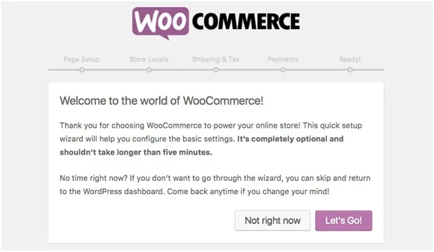 Namestitev WooCommerce