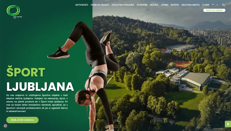 Šport ljubljana: Šport Ljubljana nova spletna stran