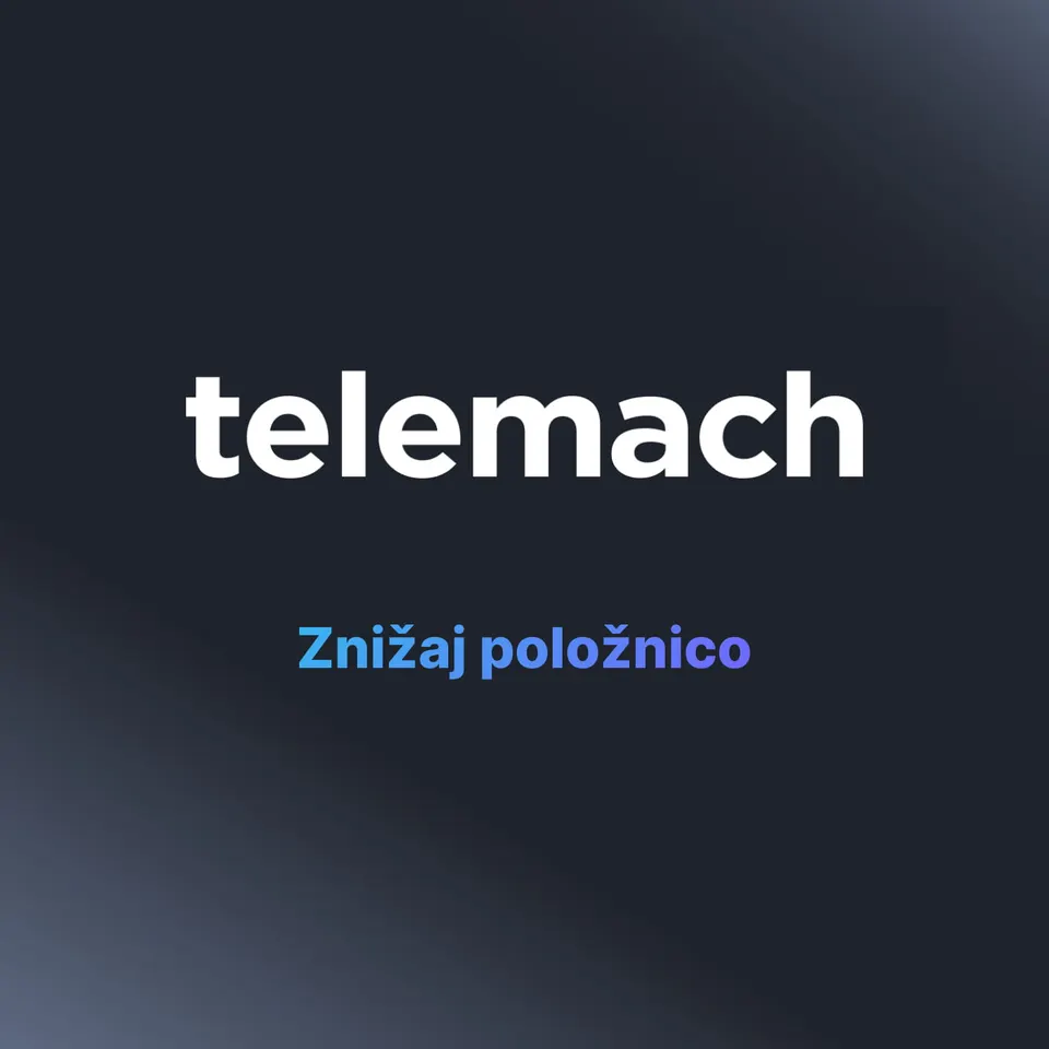 Telemach: posnetek spletne strani