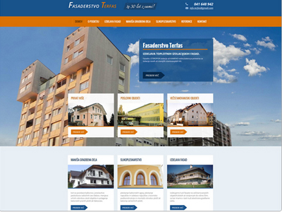 podjetje terfas - spletnik referenca