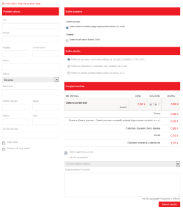 Stran z blagajno - 5 korakov v enem - vir: magmaposlovnadarila.si