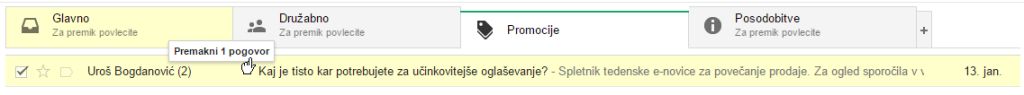 gmail, pošta, e-novice 