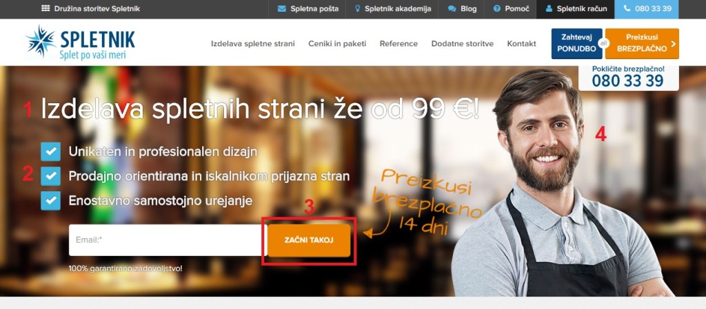 elementi na spletni strani, spletna stran, spletne strani